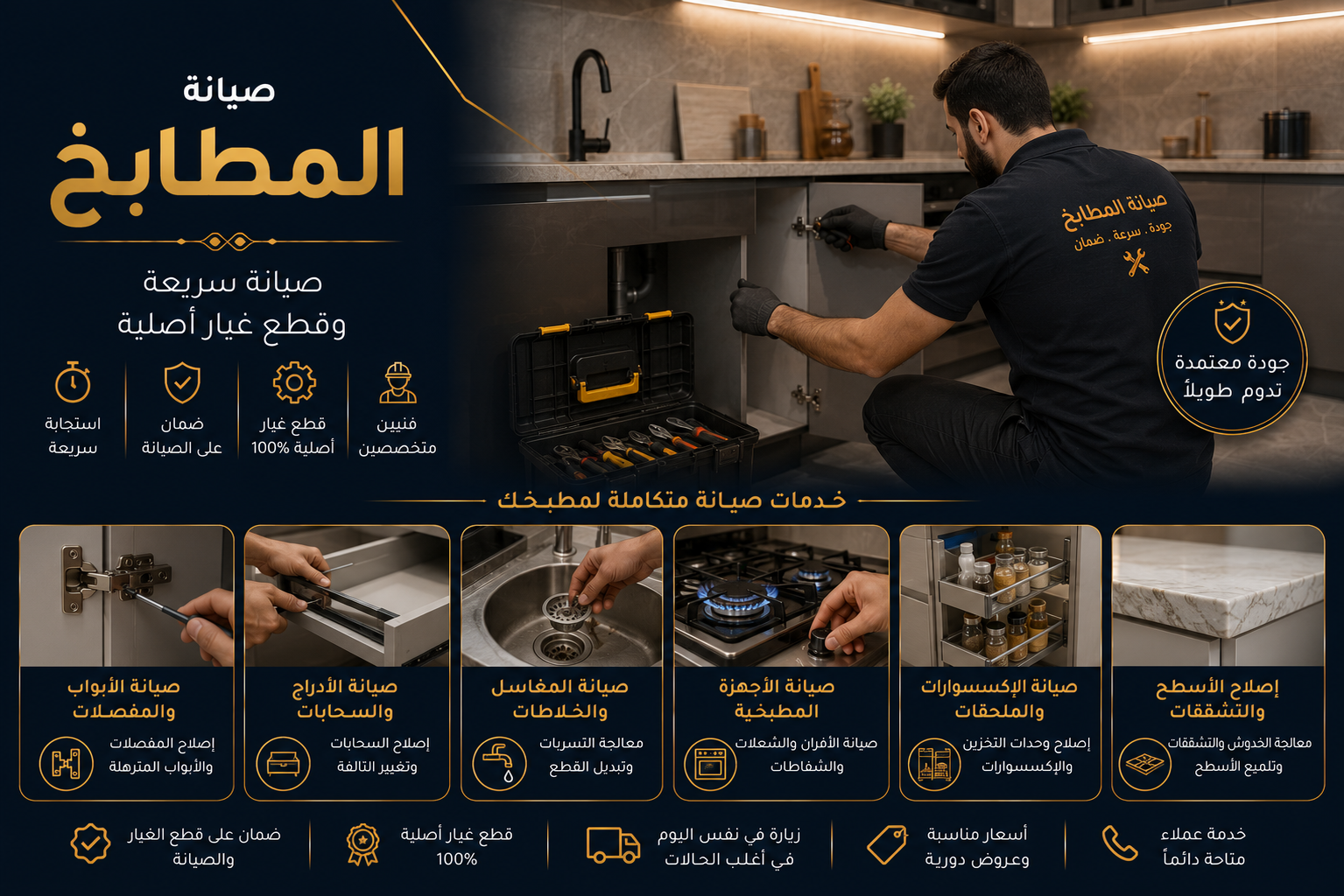 صيانة المطابخ